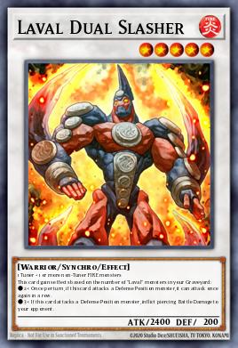 Laval Dual Slasher Yu-Gi-Oh card
