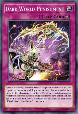 Dark World Punishment Yu-Gi-Oh card