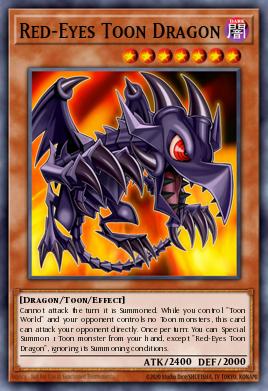 Red-Eyes Toon Dragon Yu-Gi-Oh card