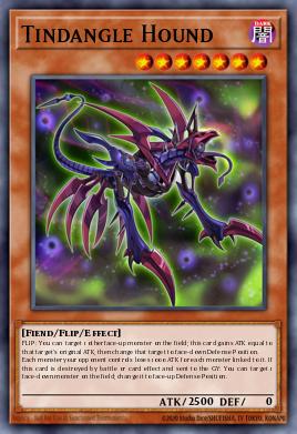 Tindangle Hound Yu-Gi-Oh card