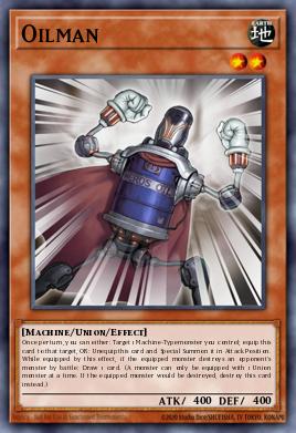 Oilman Yu-Gi-Oh card