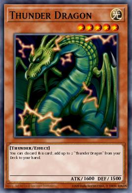 Thunder Dragon Yu-Gi-Oh card