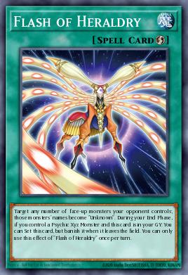 Flash of Heraldry Yu-Gi-Oh card