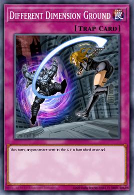 Different Dimension Ground Yu-Gi-Oh card