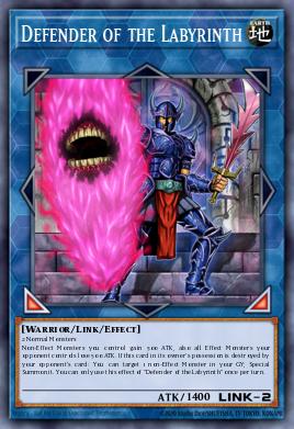Defender of the Labyrinth Yu-Gi-Oh card