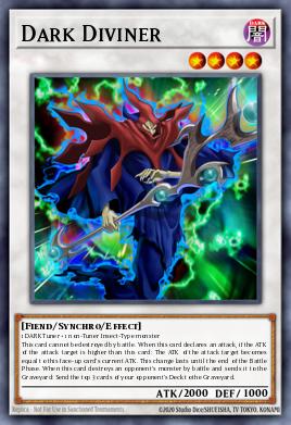 Dark Diviner Yu-Gi-Oh card
