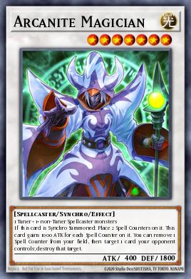 Arcanite Magician Yu-Gi-Oh card