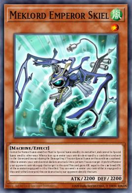 Meklord Emperor Skiel Yu-Gi-Oh card
