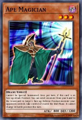 Ape Magician Yu-Gi-Oh card