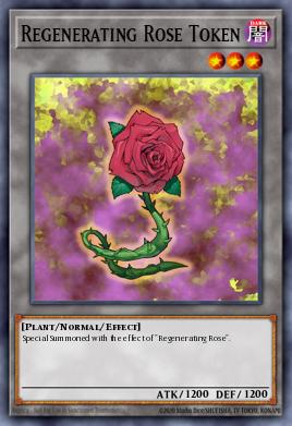 Regenerating Rose Token Yu-Gi-Oh card