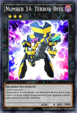 Number 34: Terror-Byte Yu-Gi-Oh card