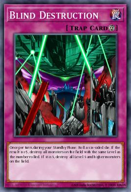 Blind Destruction Yu-Gi-Oh card