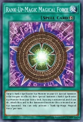 Rank-Up-Magic Magical Force Yu-Gi-Oh card