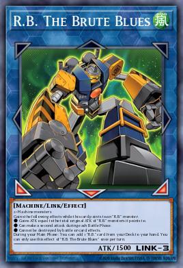 R.B. The Brute Blues Yu-Gi-Oh card