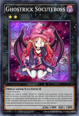 Ghostrick Socuteboss Yu-Gi-Oh card