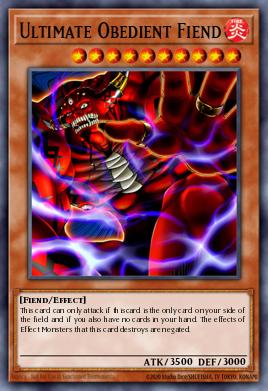 Ultimate Obedient Fiend Yu-Gi-Oh card