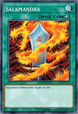 Salamandra Yu-Gi-Oh card