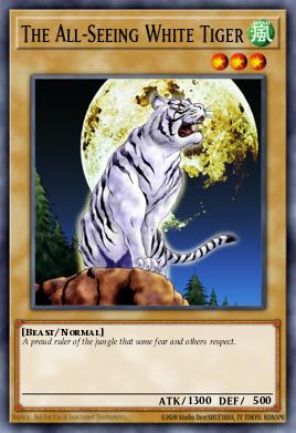 The All-Seeing White Tiger Yu-Gi-Oh card