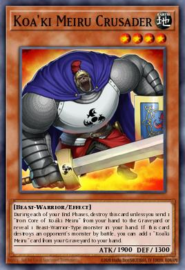 Koa'ki Meiru Crusader Yu-Gi-Oh card