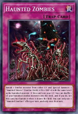 Haunted Zombies Yu-Gi-Oh card