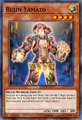 Bujin Yamato Yu-Gi-Oh card