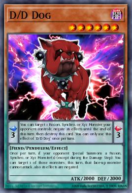 D/D Dog Yu-Gi-Oh card
