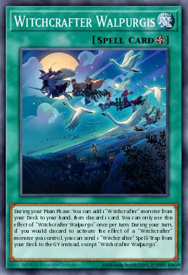 Witchcrafter Walpurgis Yu-Gi-Oh card