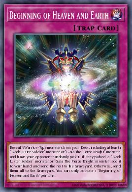 Beginning of Heaven and Earth Yu-Gi-Oh card