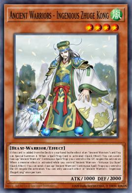 Ancient Warriors - Ingenious Zhuge Kong Yu-Gi-Oh card