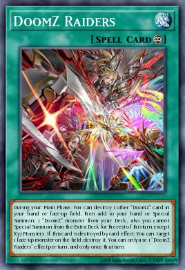 DoomZ Raiders Yu-Gi-Oh card