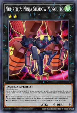 Number 2: Ninja Shadow Mosquito Yu-Gi-Oh card