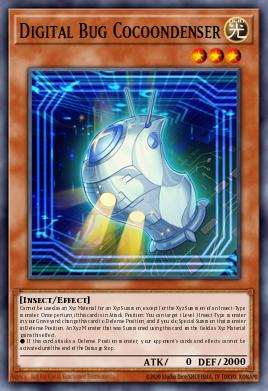 Digital Bug Cocoondenser Yu-Gi-Oh card