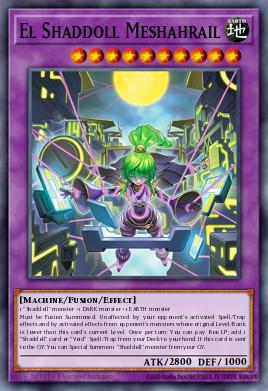 El Shaddoll Meshahrail Yu-Gi-Oh card