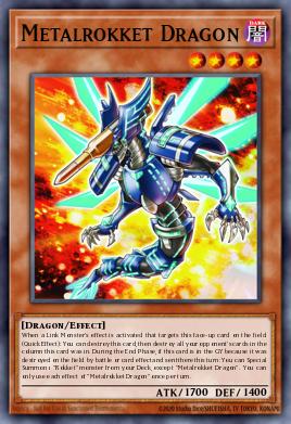Metalrokket Dragon Yu-Gi-Oh card