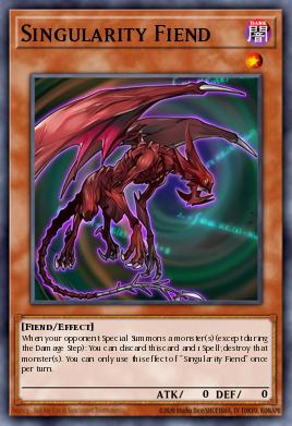 Singularity Fiend Yu-Gi-Oh card