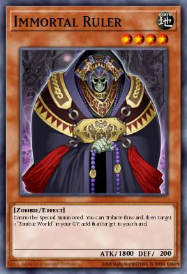 Immortal Ruler Yu-Gi-Oh card