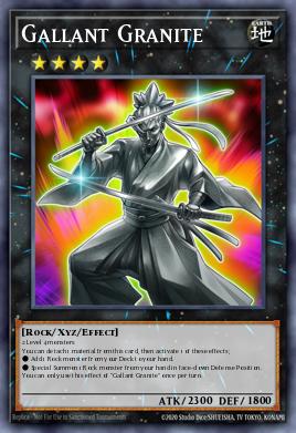 Gallant Granite Yu-Gi-Oh card