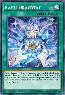 Rahu Dracotail Yu-Gi-Oh card