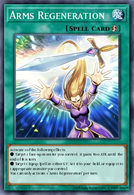Arms Regeneration Yu-Gi-Oh card