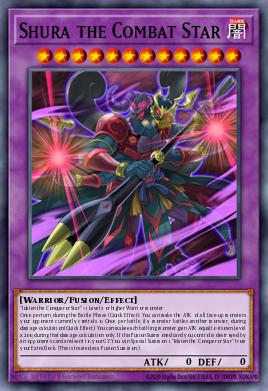 Shura the Combat Star Yu-Gi-Oh card