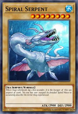 Spiral Serpent Yu-Gi-Oh card