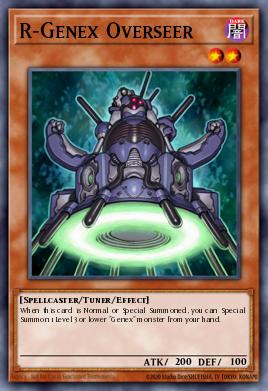 R-Genex Overseer Yu-Gi-Oh card