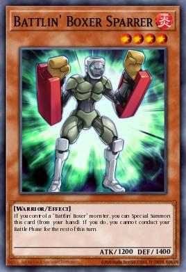 Battlin' Boxer Sparrer Yu-Gi-Oh card