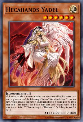 Hecahands Yadel Yu-Gi-Oh card