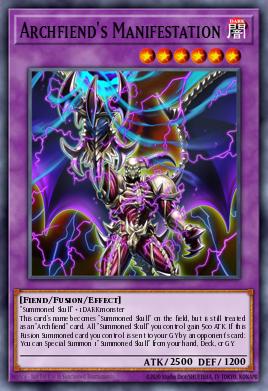 Archfiend's Manifestation Yu-Gi-Oh card