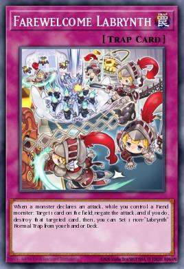 Farewelcome Labrynth Yu-Gi-Oh card