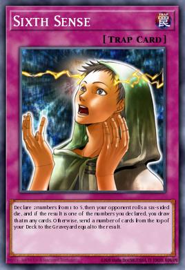 Sixth Sense Yu-Gi-Oh card