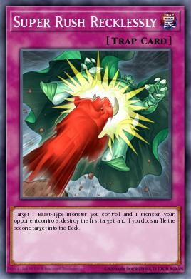 Super Rush Recklessly Yu-Gi-Oh card