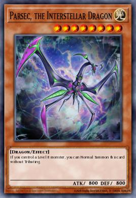 Parsec, the Interstellar Dragon Yu-Gi-Oh card