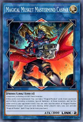 Magical Musket Mastermind Caspar Yu-Gi-Oh card